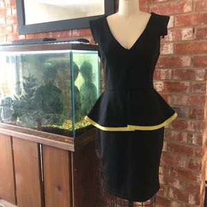 Nicole Casual Black Dress
